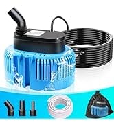 DeeprBetter Pool Cover Pump Above Ground, Submersible Water Pump| Sump Pump for Pool Draining, Su...