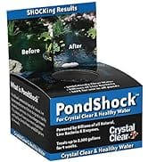 CrystalClear PondShock Organic Ball with Live Bacteria – Natural Live Bacteria Ball Maintains Cry...