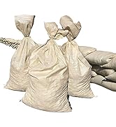 Sandbaggy Empty Poly Sandbags | Size: 14" x 26" - Beige | Military Grade | Protects Homes & Busin...