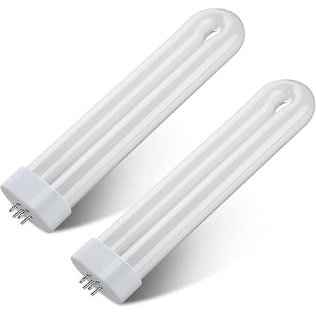 Zapper Light Bug Zapper Replacement Bulbs Insect Attracting Lamp FUL15W BL U Shaped Twin Tube Fluorescent UV Lamp 7.56 x 1.80 x 0.93 inch (White, 2)