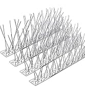 PANGCH Bird Spikes for Pigeons Small Birds,Stainless Steel Bird Spikes -No More Bird Nests & Poop...