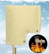 Backflow Preventer Cover, 12x13in Pressure Vacuum Breaker Cover with 10 Cable Zip Ties, Backflow ...