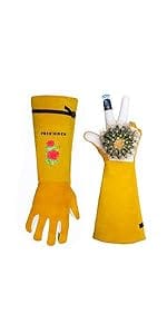 Leather Garden Work Gloves1