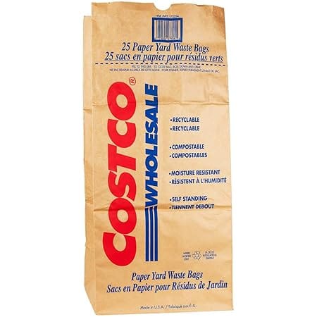 Costco Lawn and Leaf Bag 2 Ply 30 Gal 25 Ct