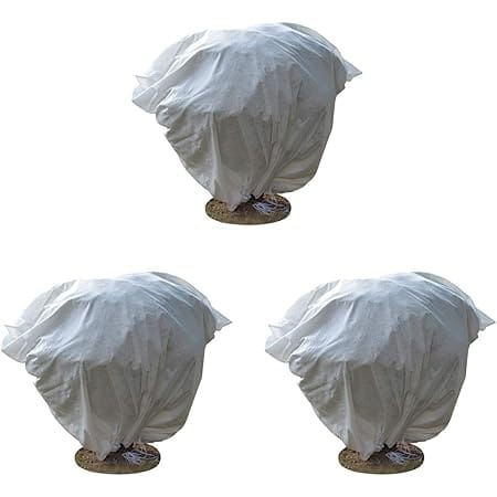 Blue_Stone Plant Covers Frost Protection Bag Winter Reusable Plants Jacket with 3 Style 3 Pack 23" x 31" 2 Pack 39" x 39" 1 Pack 70" x 63"