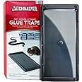 Catchmaster Glue Mouse Traps Indoor for Home 10PK, Bulk Traps for Mice and Rats, Pre-Baited Adhesive Plastic Trays for Inside
