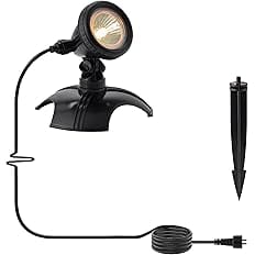 Alpine Corporation 20W Outdoor Halogen Light for Ponds, Fountains, and Water Landscapes