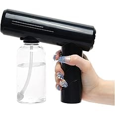 Mini Disinfectant Spray Gun Nano Sprayer Sanitizer Gun Alcohol Nano Spray Gun Electric Spray Bottle Gun Mist Sprayer Gun Fogg