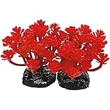 Smoothedo-Pets Aquariums Decorations Plants, Fish Tank Aquascape 3.5inch Artificial Plastic Plant for Desert Terrarium Reptil