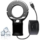SLASHCOOL Upgraded 500-Watt De-Icer - Submergible Cast Aluminum Utility De-Icer with Black Teflon Coating Film for Better Min