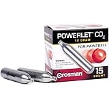 Crosman CC15PB CO2 Powerlet For Paintball (15-Count),Black