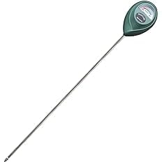 XLUX Long Probe Deep Use Soil Moisture Meter, Water Monitor Indicator Sensor, Hygrometer for Outdoor Indoor Large Pot Plants,