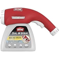 Ortho Dial N Spray Hose-End Sprayer for Liquid Weed and Insect Killer, Fungicide, Fertilizer with 14 Dilution Settings