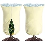 kopotma 2Packs Plant Covers Freeze Protection, 2.81oz/yd² Plant Covers for Winter, Plant Cover Frost Protection for Plants Wa