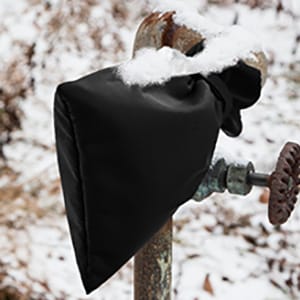 outside faucet cover freeze protection