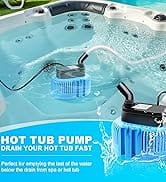 DeeprBetter Pool Cover Pump Above Ground, Submersible Water Pump| Sump Pump for Pool Draining, Su...
