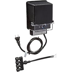 Alpine Corporation Outdoor 100 Watt Transformer with Photo Cell and Timer for Ponds and Fountains