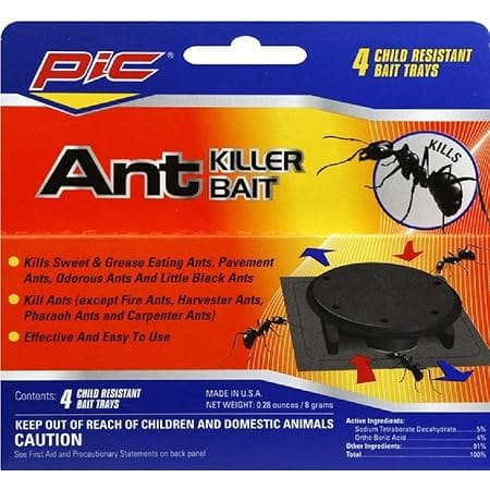 PIC Plastic Ant Killer Bait Stations, Effective Ant Control Traps, 4 Count…