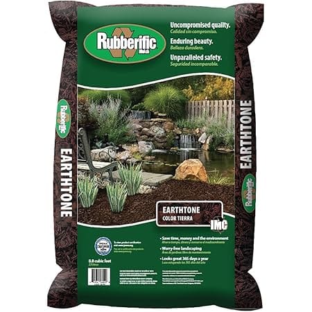 Rubberific Rubber Mulch Bagged Brown
