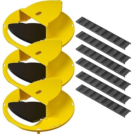 Mice Mouse Trap Bucket Flip Lid,Mouse Trap Bucket Indoor Outdoor,Humane Mouse Trap,Mouse Trap Bucket Lid Auto Reset | 5 Gallon Bucket Compatible | Mouse Trap Bucket Lid (3 Pack)