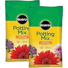 Miracle-Gro Potting Mix, 16 qt., 2-Pack