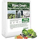GonLei 2Pack 10X25 FT Plant Covers Freeze Protection1.05oz Garden Cover Plant Floating Blankets Row Cover,Winter Plants Frost