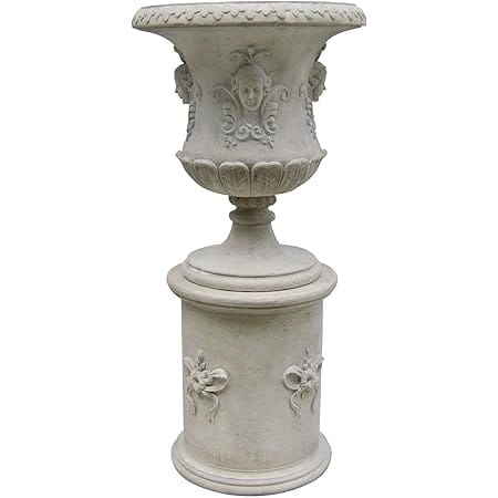 Design Toscano NE980091 Goddess Flora Architectual Garden Urn Statue, Ancient Ivory