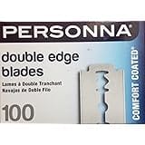 Personna Double Edge Razor Blades in White Wrapper 100 count