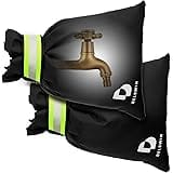 DELSWIN Outdoor Faucet Covers for Winter, 2Pcs 7" W x 8.7" H Hose Bib Insulation Cover,Reusable Pipe Insulation Spigot Cover