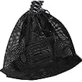 Hecaty 17.7"x 17.7" Large Pump Barrier Bag, Pond Pump Filter Bag, Black Media, Nylon Mesh Bag, Swimming Pool Filters(Black)