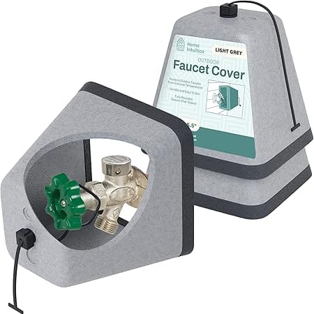 Home Intuition Outdoor Foam Faucet Cover, 2 Pack