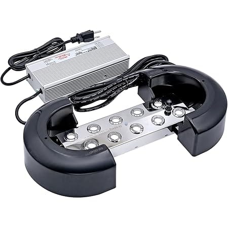 NOMAL Mist Maker Fogger 10 Head Stainless Steel Ultrasonic Mist Humidifier 18.7lb/h Water Fountain Pond Fog Atomizer with Waterproof Power Supply and Float (10 Head)