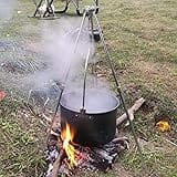 Hanging Pot Cooking Pot, Single Soup Pot, for Camping Hiking