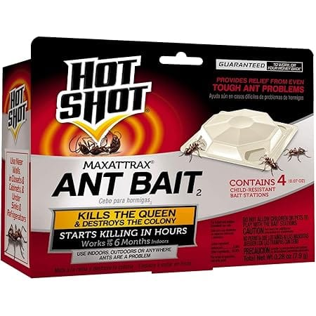 Hot Shot Ant Bait, 1 Pack, 4 count