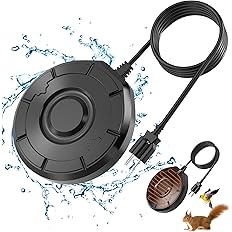 XpenGeny Bird Bath Heater for Outdoors in Winter, Birdbath Water Heater 120 W De-Icer, Bird Bath Deicer Full-Covered Aluminum