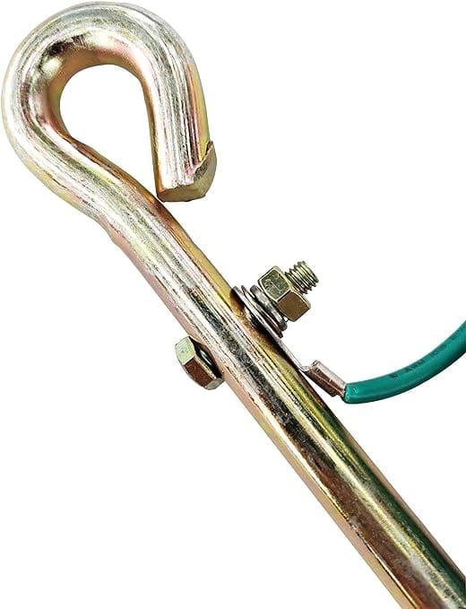 MOKIKUBA- Portable Ground Rod with15ft Flexible Grounding Wire UL ...