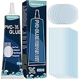 Pool Liner Patch Repair Kit, Transparent Inflatable Patch Repair Kit for PVC Boats, Air Mattress, Hot Tubs, Above Ground Swim