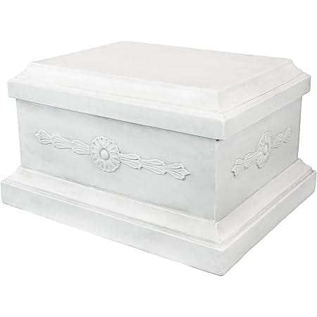 Design Toscano KY728 Lion of Florence Sentinel Indoor/Outdoor Plinth Base, 18 Inches Wide, 22 Inches Deep, 13 Inches High, Antique Stone Finish