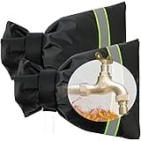 RASIEYA Outdoor Faucet Covers for Winter, 6.7” W x 8.6” H, Outside Water Faucet Winter Covers, Thickened Insulated Cover for