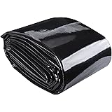 ToLanbbt Pond Liner 20 x 25.2 Ft HDPE Pond Liners, 20 Mil UV Resistant Preformed Pond Liner Easy Cutting, Pond Liner for Natu