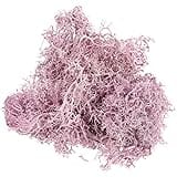 DOITOOL Fake Moss 1 Plastic Purple Preserved Flower Plant Artificial Moss
