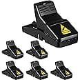 Feeke Mouse Traps, Mice Traps for House, Small Mice Trap Indoor Quick Effective Sanitary Safe Mousetrap Catcher for Family an
