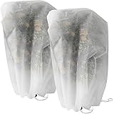 Varury Plant Covers Freeze Protection, 24" x31" 2.4 oz/yd² Frost Blanket Protection for Cold Frost Freeze Bird Insect Prevent