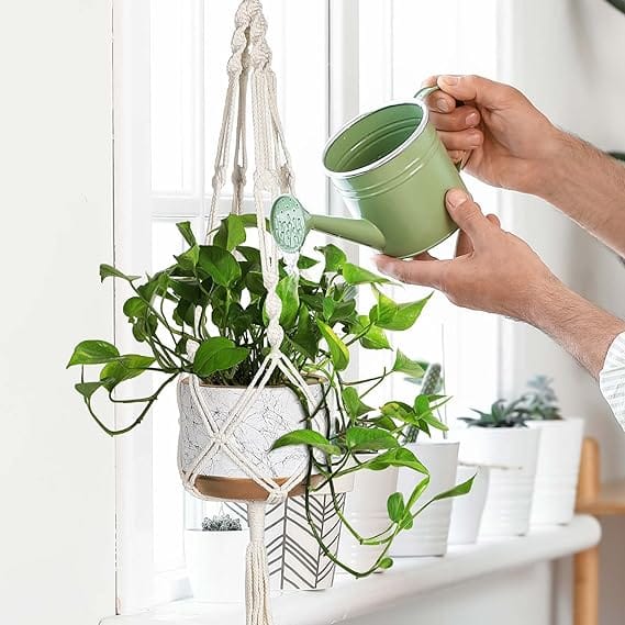 MIPON 3 Pack Macrame Plant Hanger Indoor Hanging Planter for Plants ...