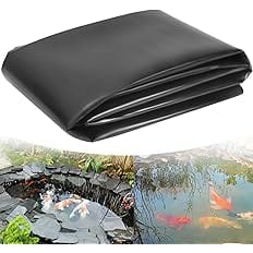 DGSL Pond Liner, HDPE Pond Liners for Outdoor Ponds, 7 X 10ft Pond Liner for Natural Looking Ponds,Aquaculture, Koi Ponds and