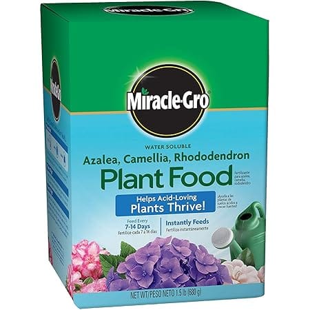 Miracle-Gro 1000701 Pound (Fertilizer for Acid Loving Plant Food for Azaleas, Camellias, and Rhododendrons, 1.5, 1.5 lb