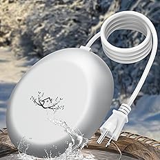 Winpull Bird Bath Heater 70W, Birdbath Deicer with Thermostatically Controlled, Heavy Duty Premium Cast Aluminum Winter Water