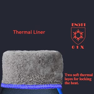 Thermal work gloves winter