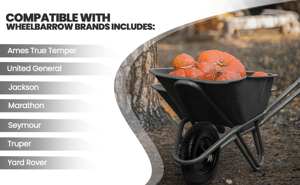Compatible with Wheelbarrow Brands