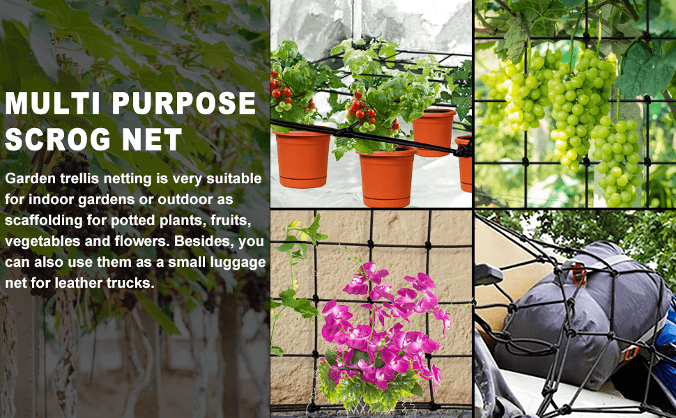 Garden trellis net